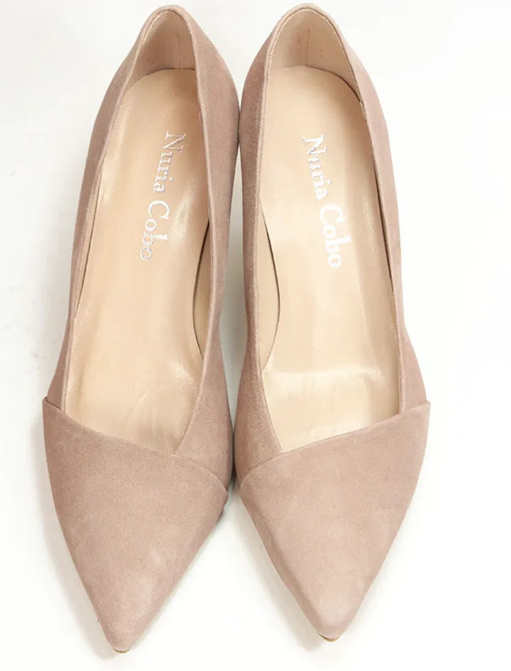 Zapato nude de tacón medio Aguamarina