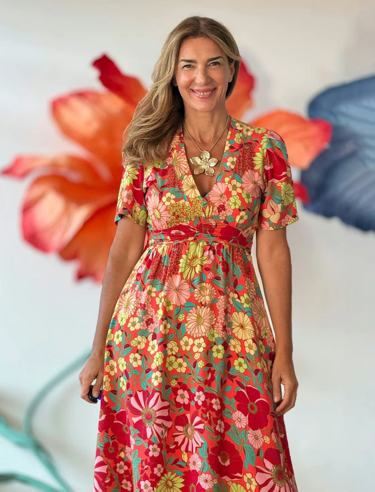 Vestido amor por el jardín