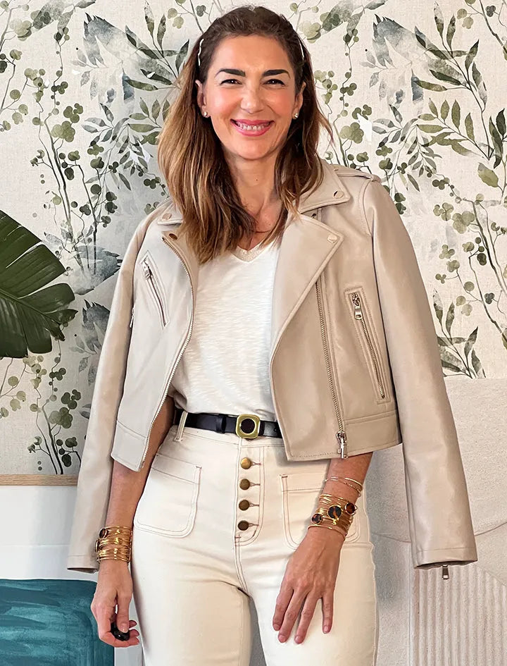 Camiseta muy soft beige