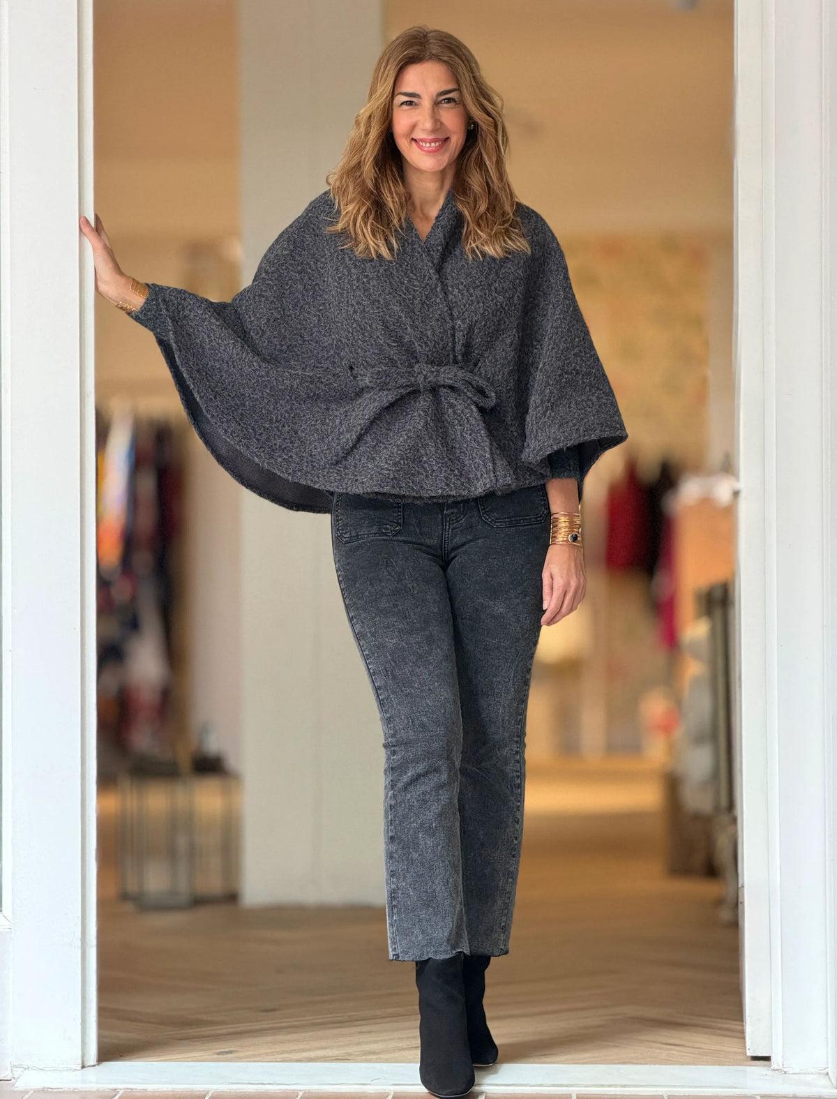 Pantalón vaquero gris
