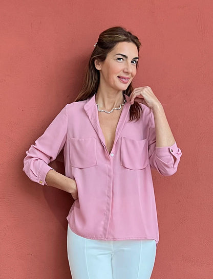 Camisa fluida Nati maquillaje ULTIMA M y L