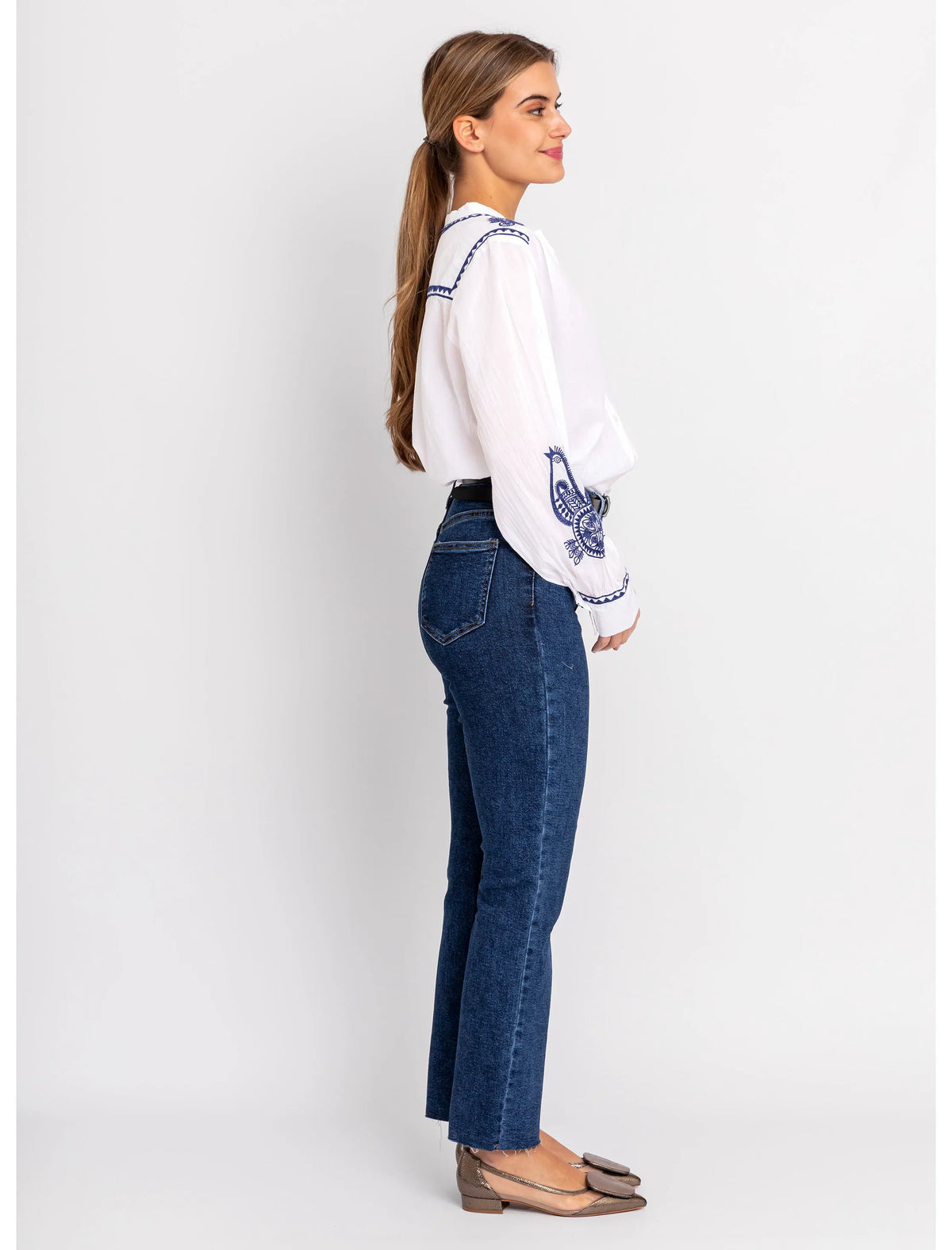 Jeans flare bonito