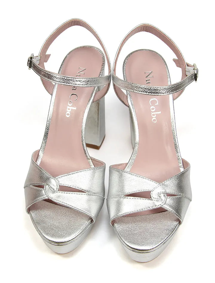 Sandalia Fabulosa Plata ÚLTIMO 7-9