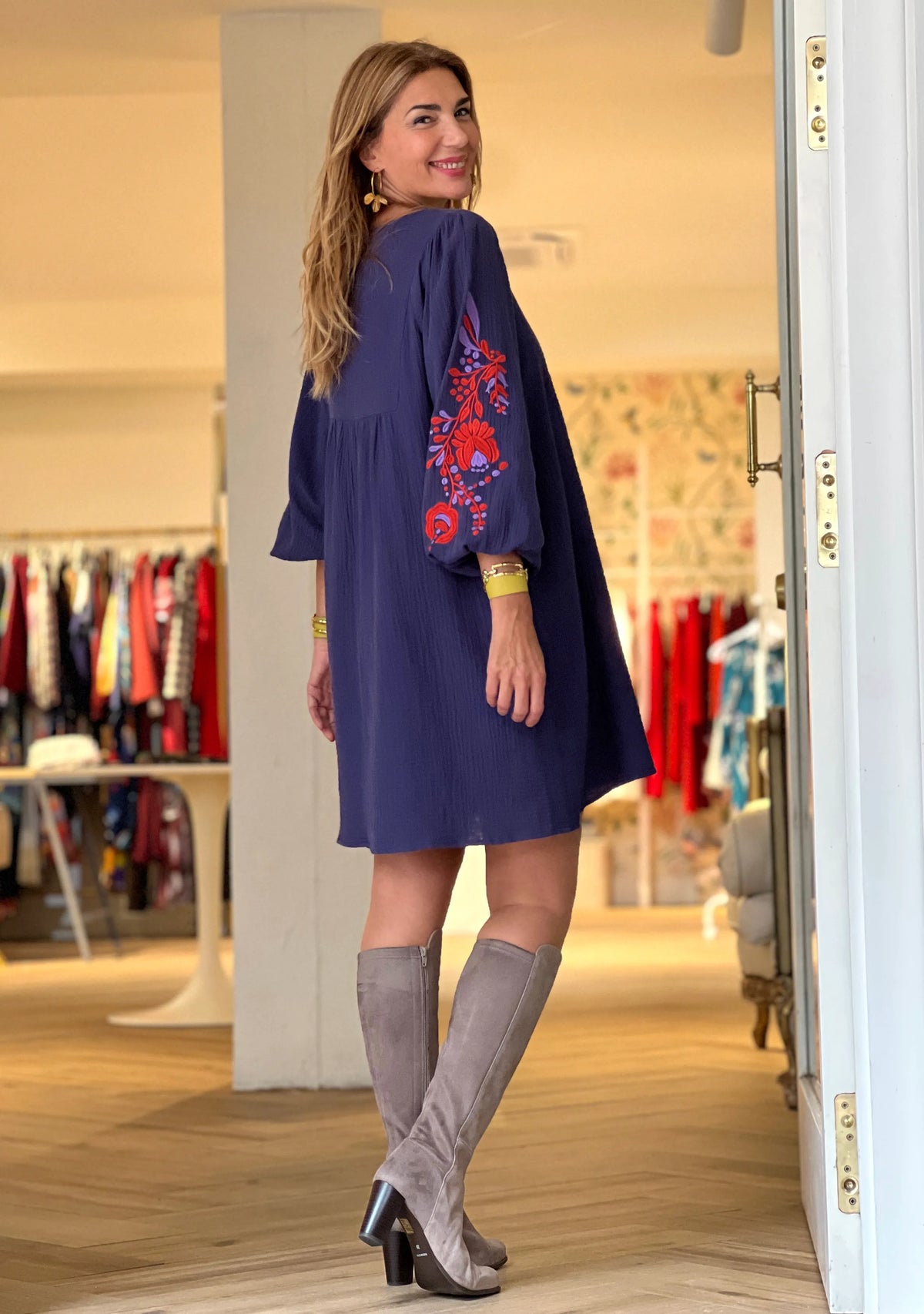 Vestido bordado