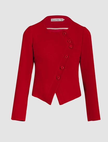 Chaqueta Valerie chic marsala