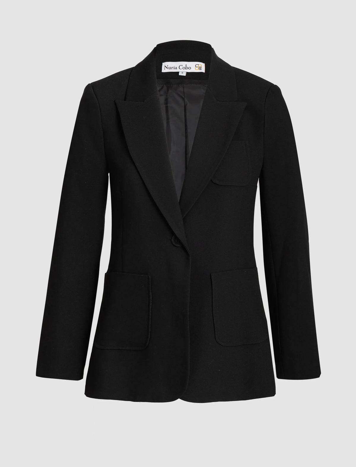Chaqueta Negra Blazer Slim