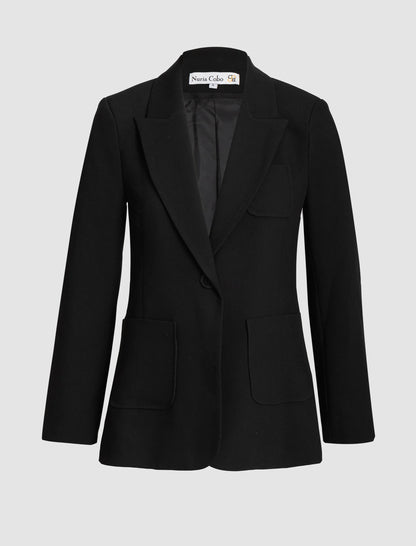Chaqueta Negra Blazer Slim