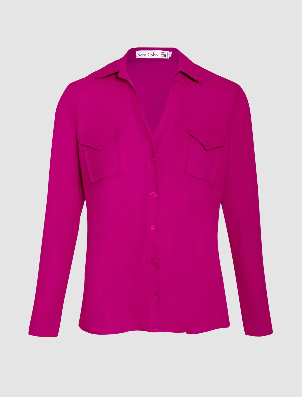 Camisa buganvilla de mujer polo de bolsillos