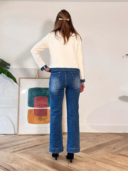 Jeans más bolsillos denim