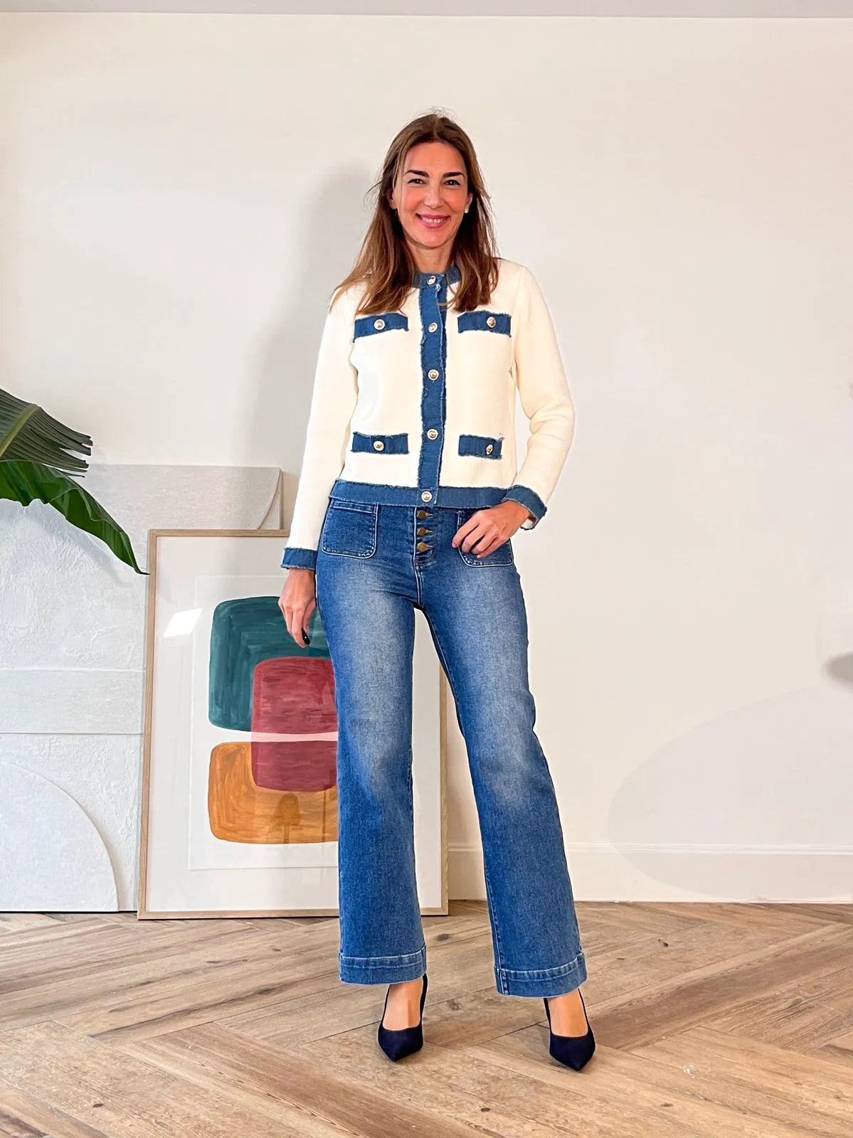 Jeans más bolsillos denim