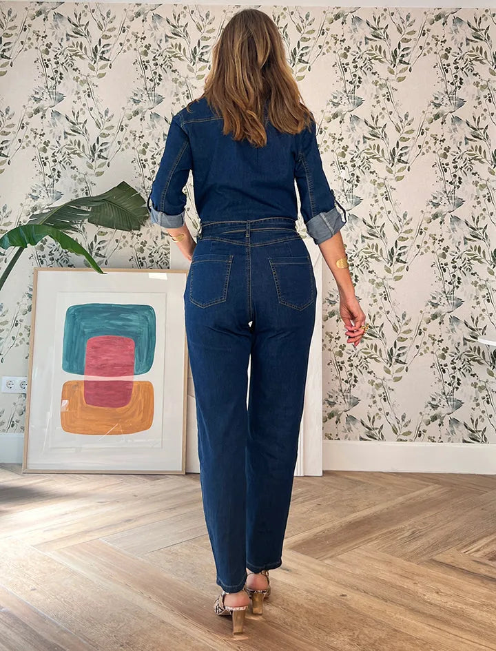 Mono denim botones