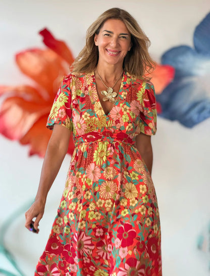Vestido amor por el jardín