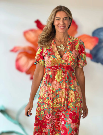 Vestido amor por el jardín