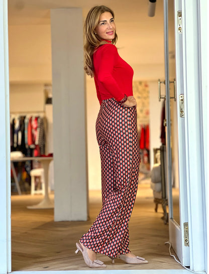 Pantalón de punto elástico ideal