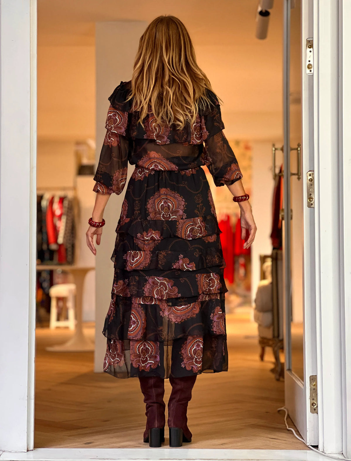 Total look camisa y falda cashemir