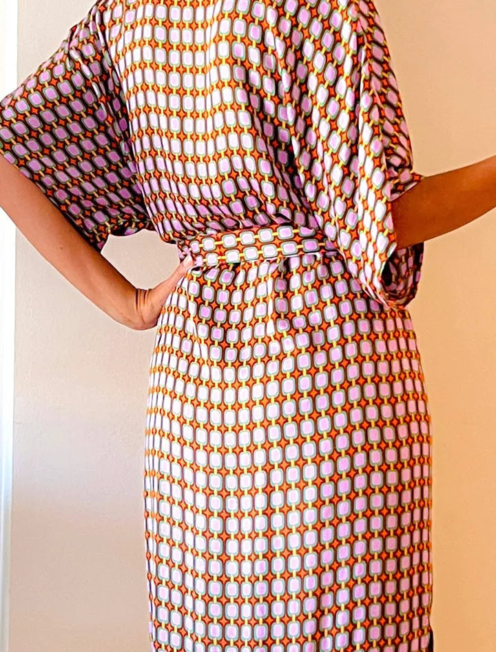 Vestido Kaftán de viscosa fabuloso