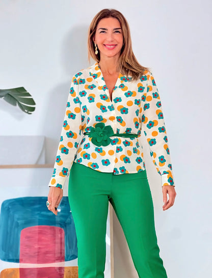 Camisa Margarita Fluida