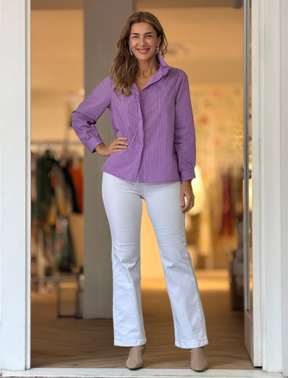 Camisa de rayas chic