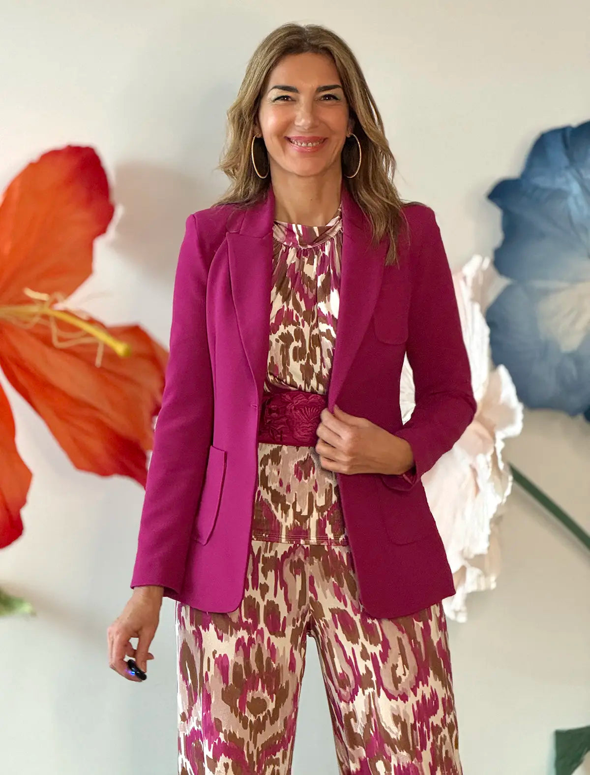 Chaqueta Buganvilla Blazer Slim