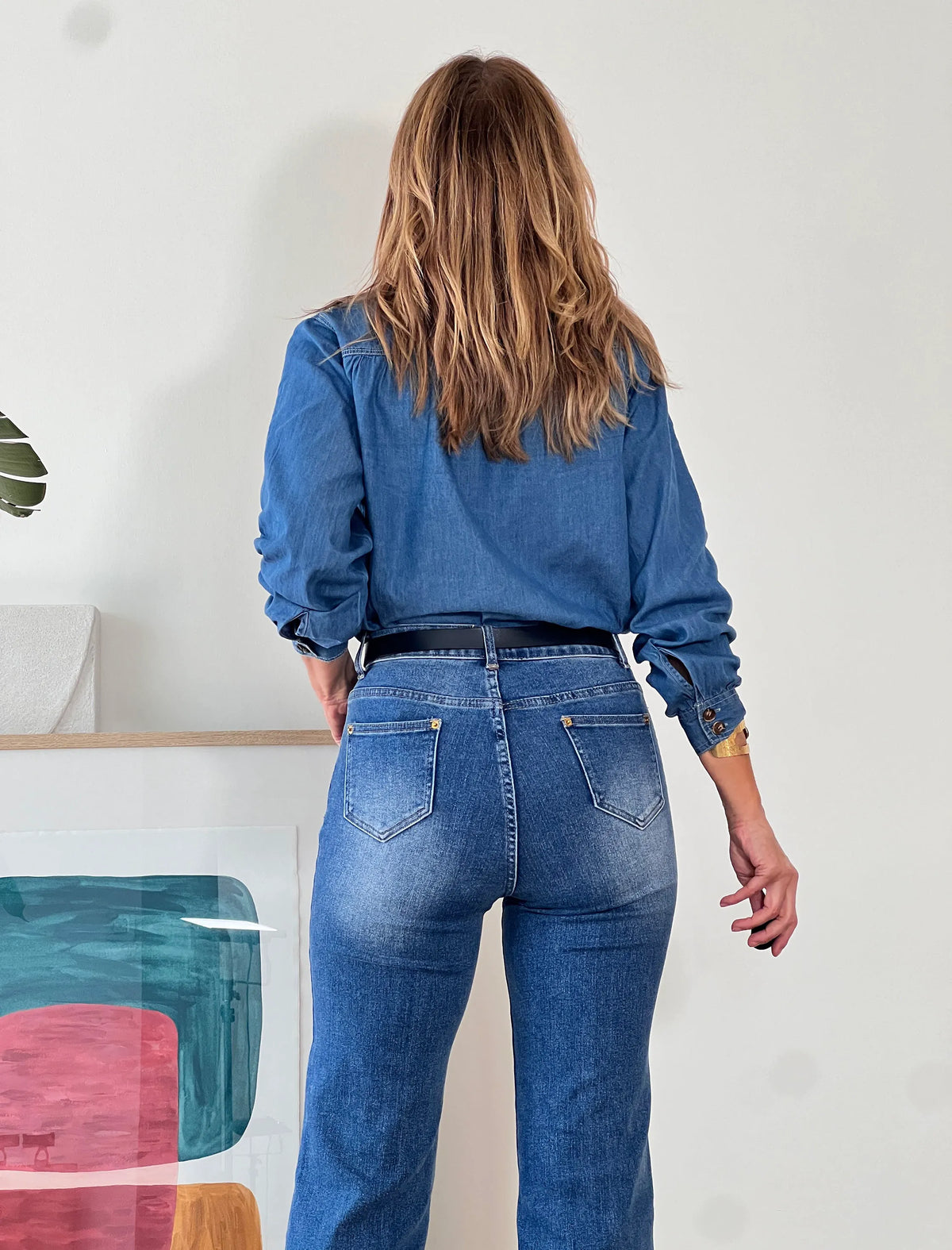Camisa vaquera distinta jeans