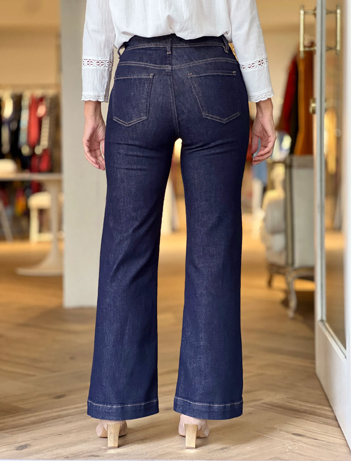 Pantalón vaquero azul marino especial
