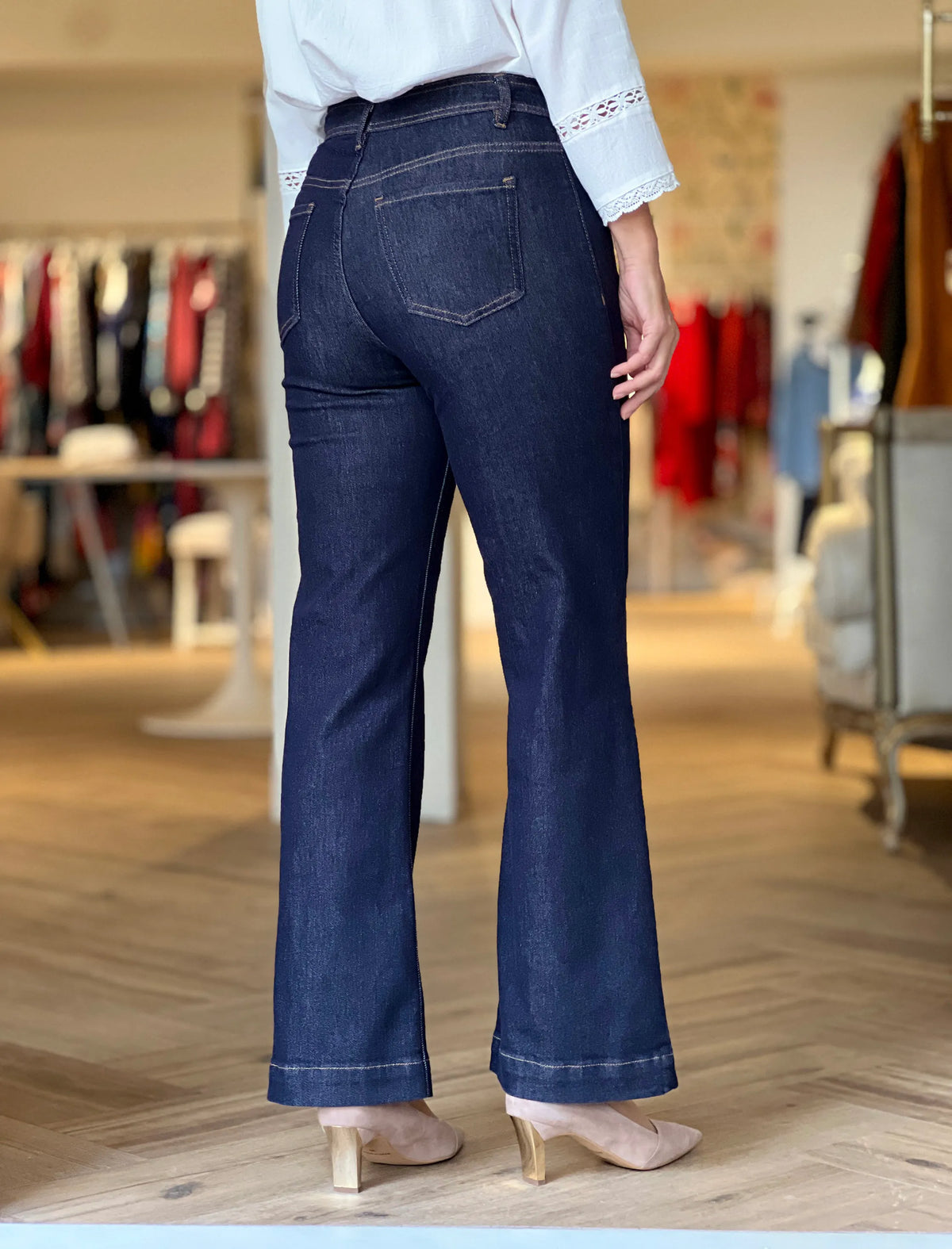 Pantalón vaquero azul marino especial