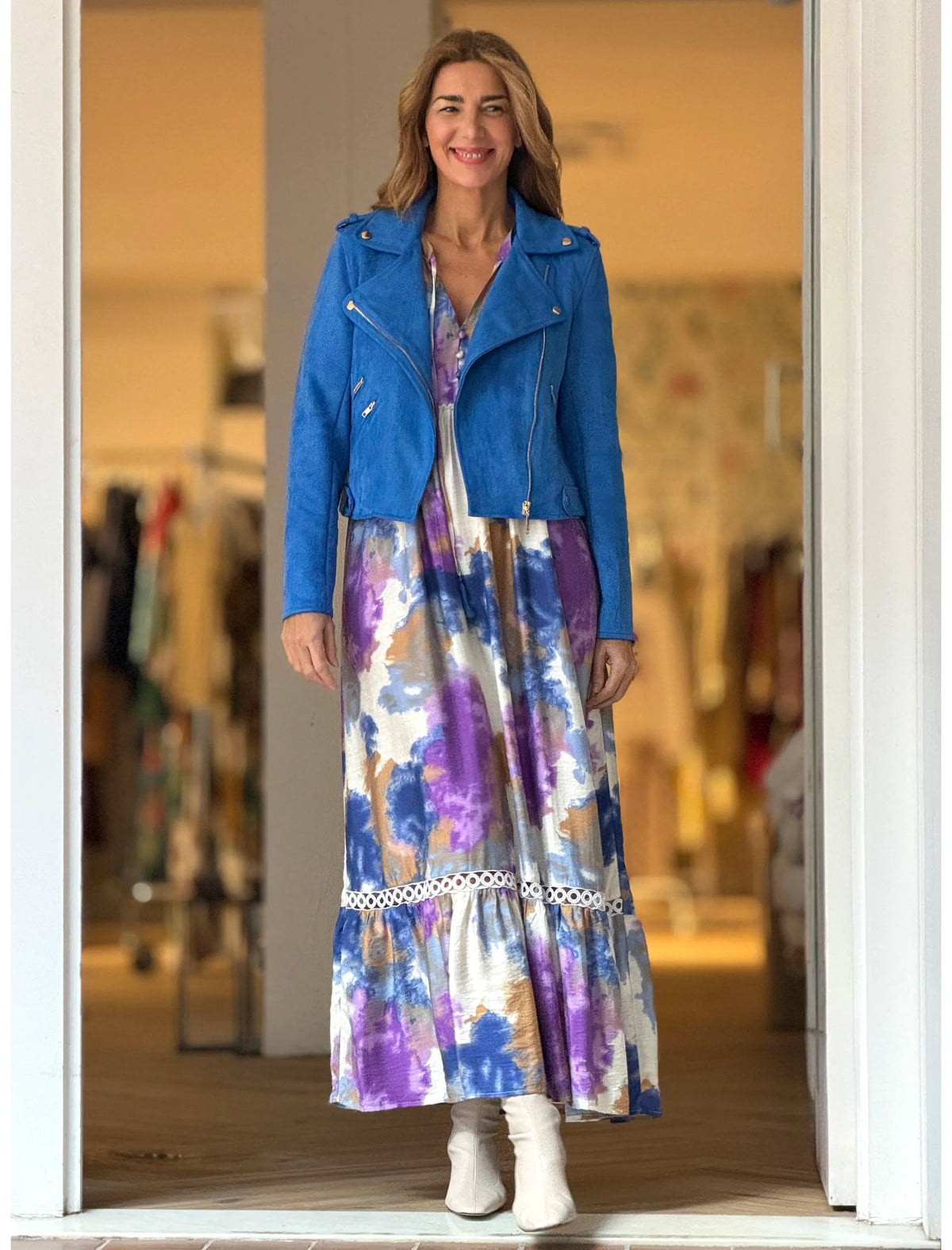 Vestido Ideal boho fluido