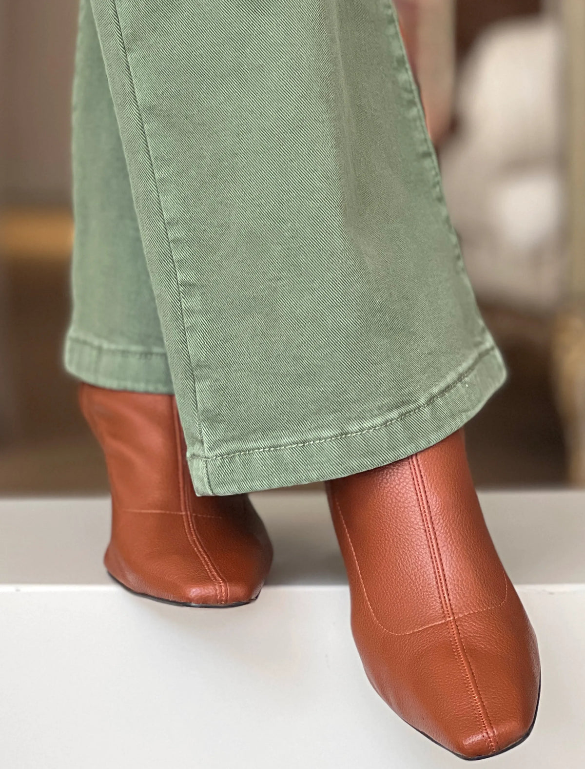 Botín Poppy Cuero