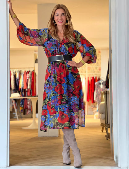 Vestido chic Flowers