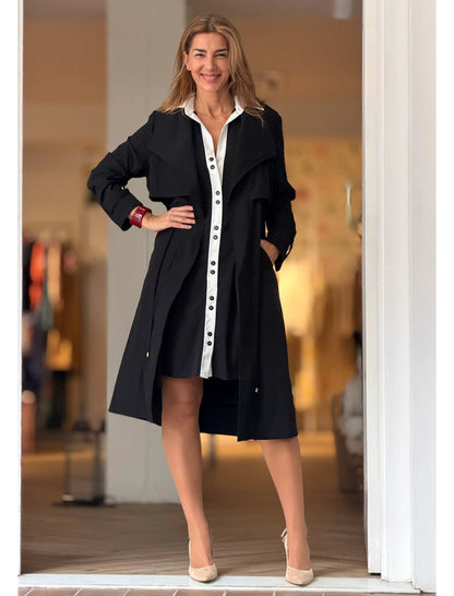 Trench negro estilazo