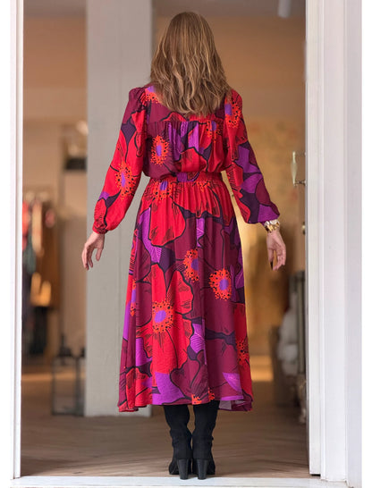 Falda estampada fluida