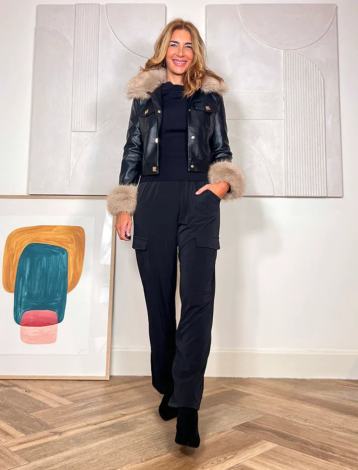 Chaqueta ideal desmontable negra