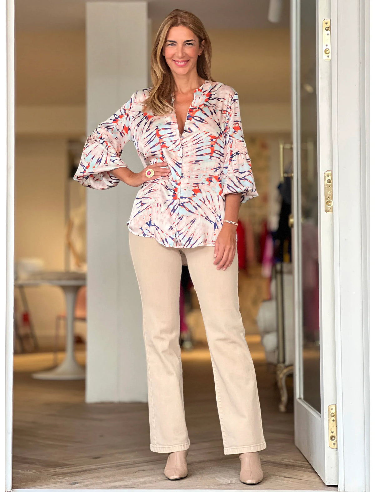 camisa Ideal fluida Muy Ikat