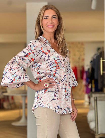 camisa Ideal fluida Muy Ikat