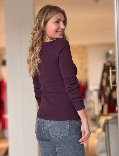 Chaqueta azul corta piqué chic