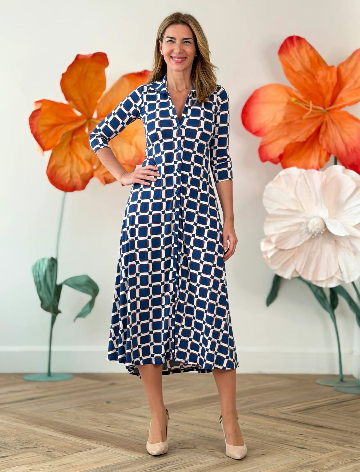 Vestido camisero con estilazo
