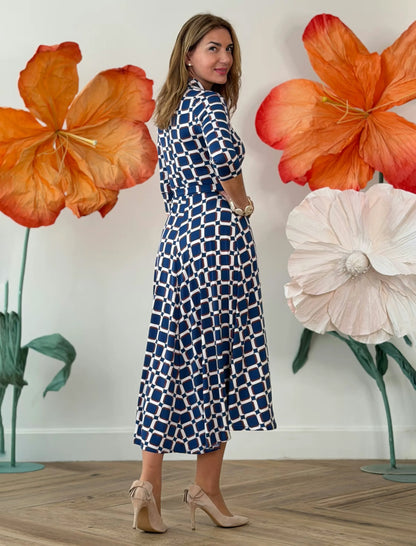 Vestido camisero con estilazo