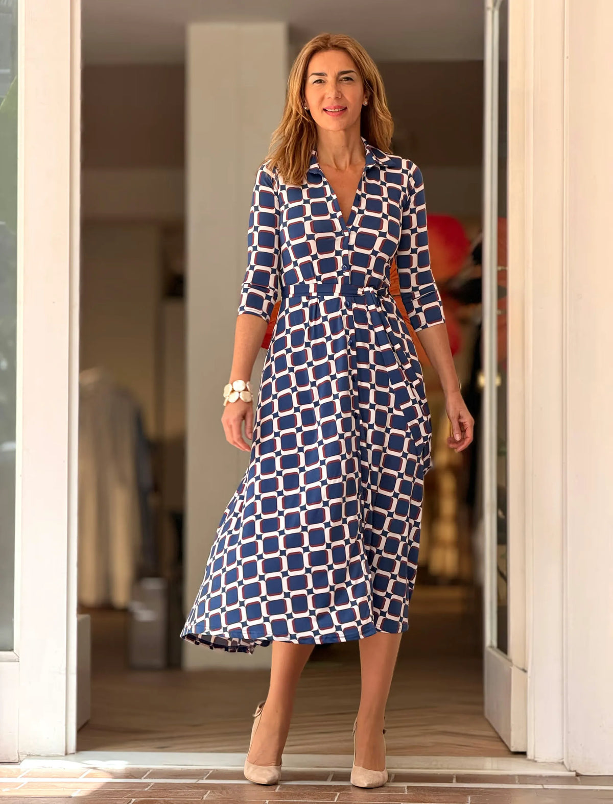 Vestido camisero con estilazo