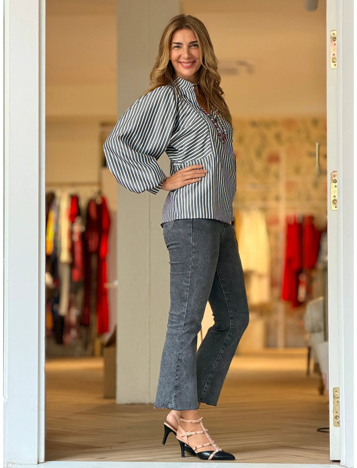 Camisa Diana de Rayas