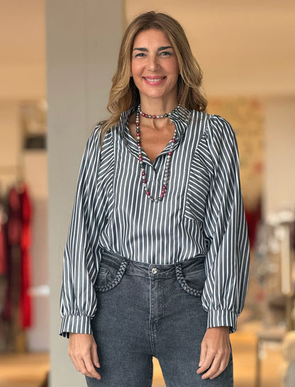 Camisa Diana de Rayas