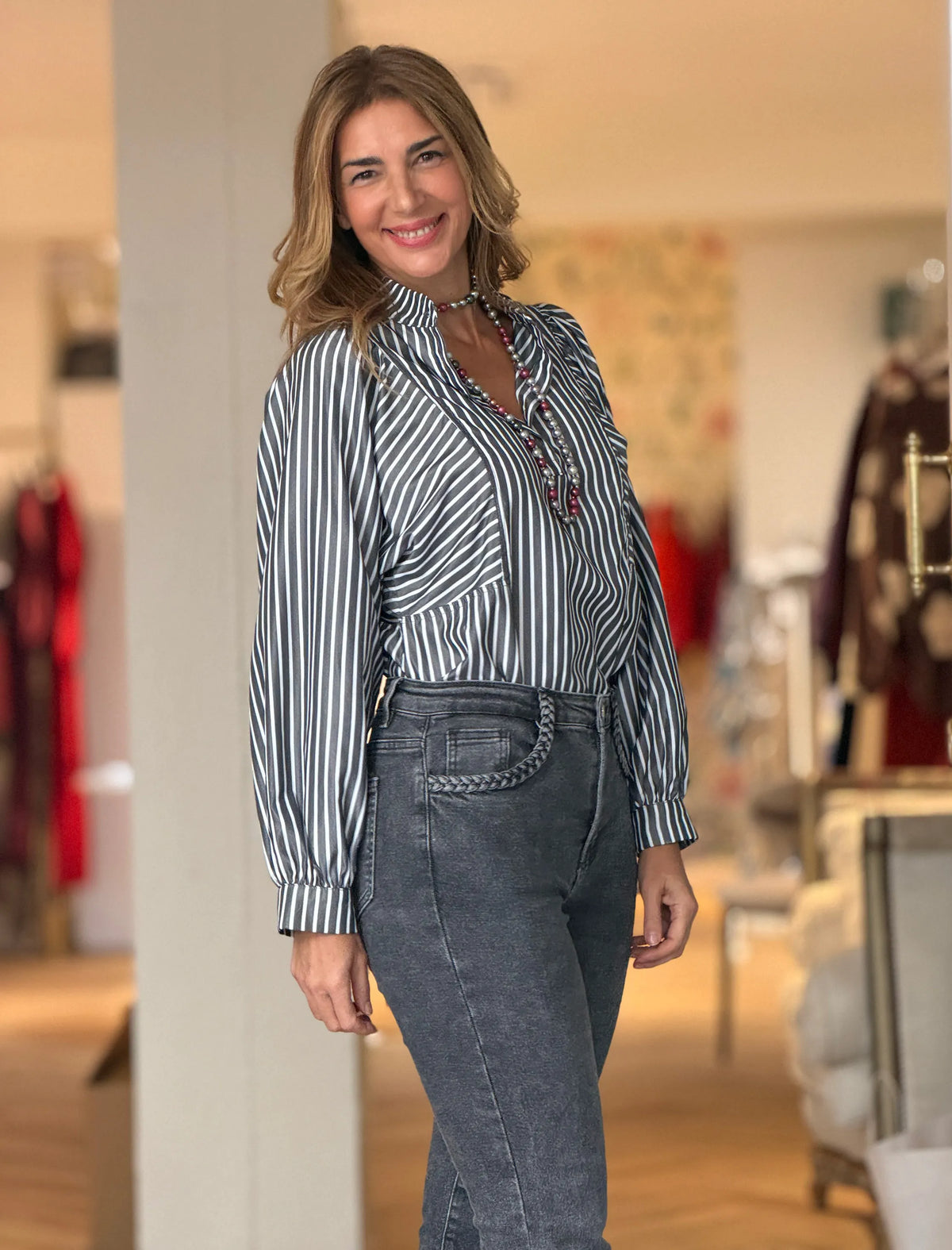 Camisa Diana de Rayas