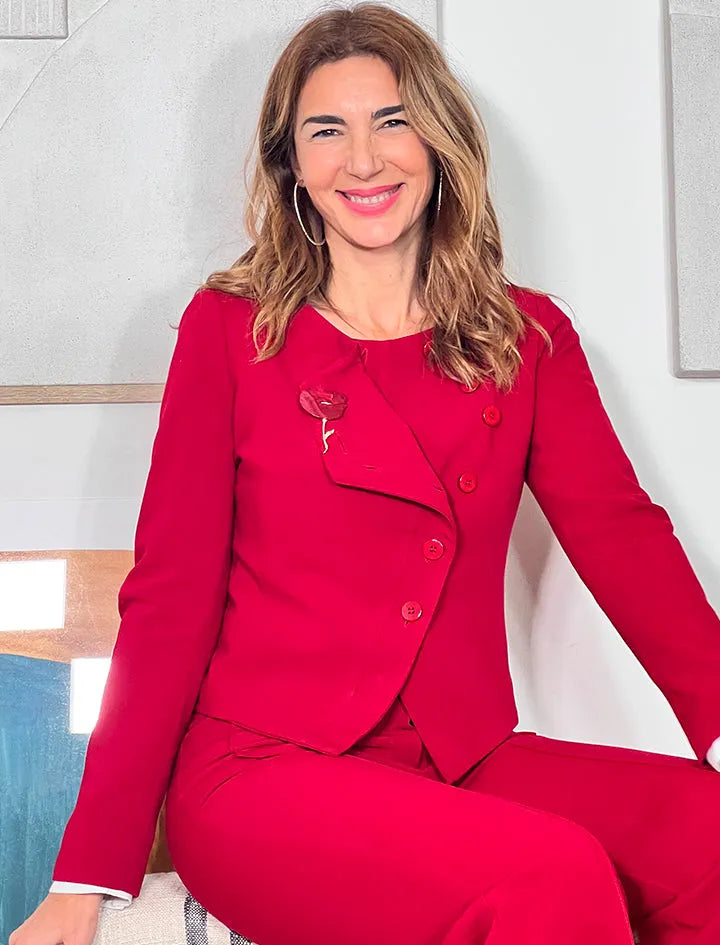 Chaqueta Valerie chic marsala