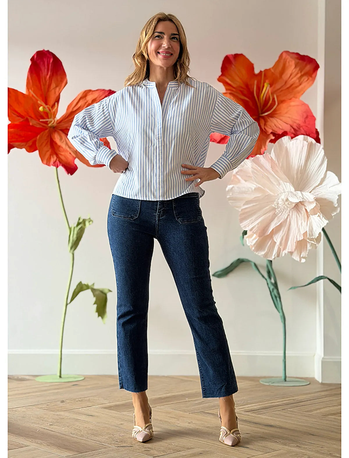Blusa raya celeste chic
