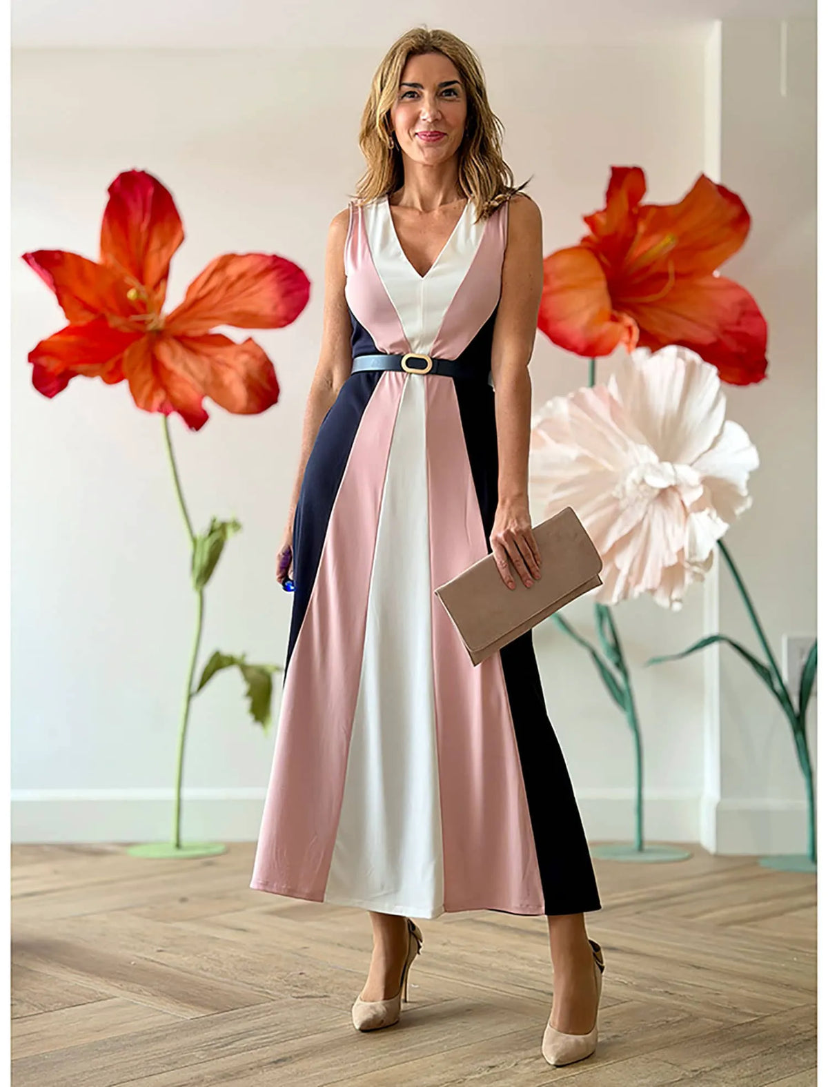 Vestido largo ideal precioso