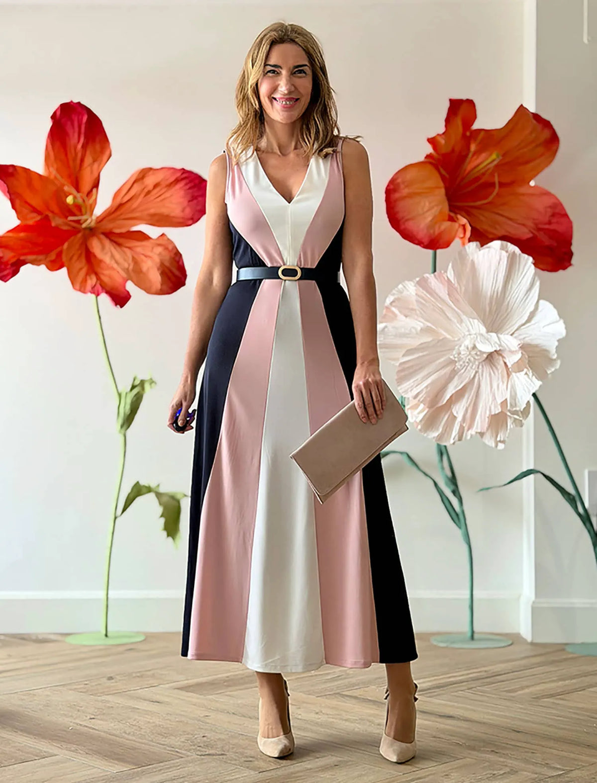 Vestido largo ideal precioso