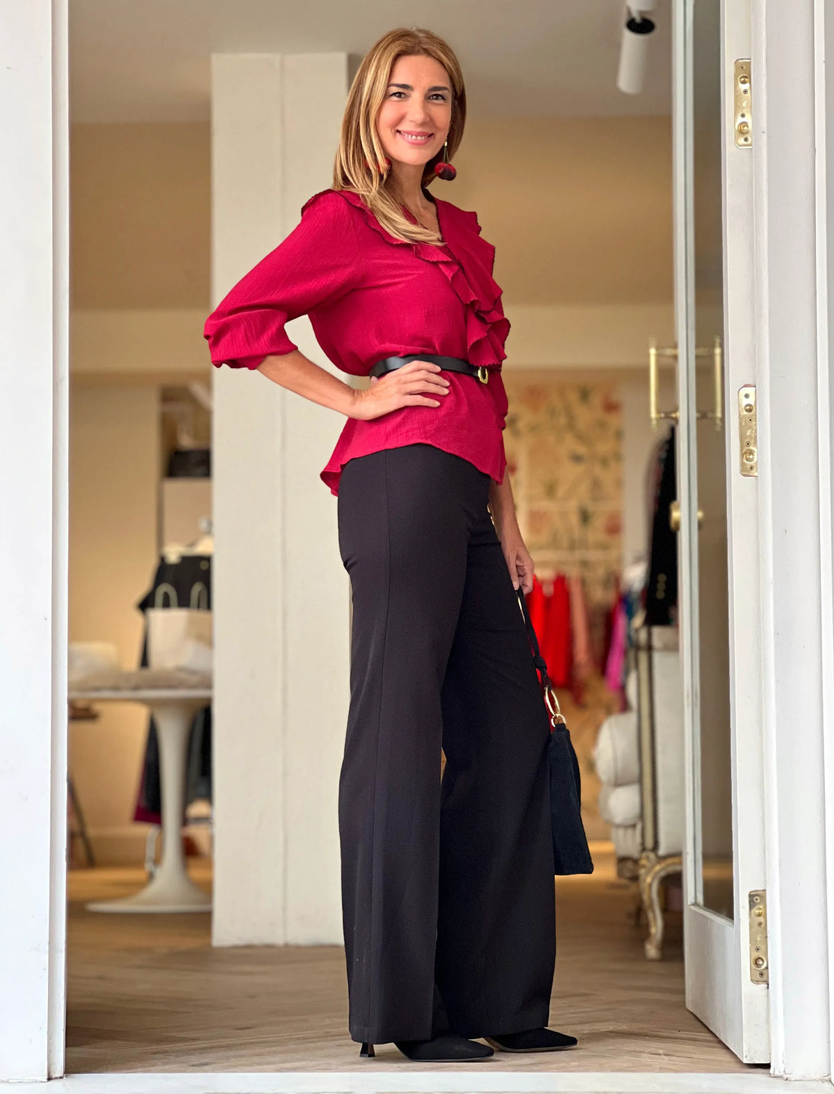 Pantalón lady negro