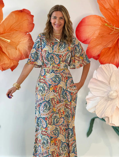 Vestido de cashemir maravilloso