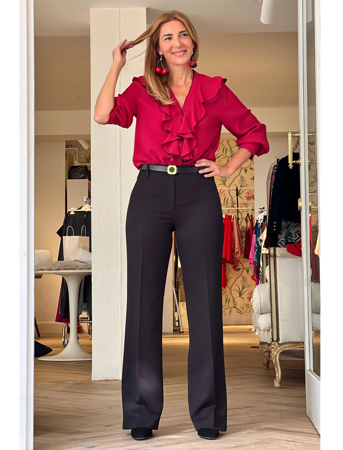 Pantalón lady negro