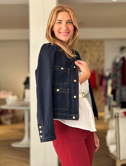 Chaqueta denim muy chic