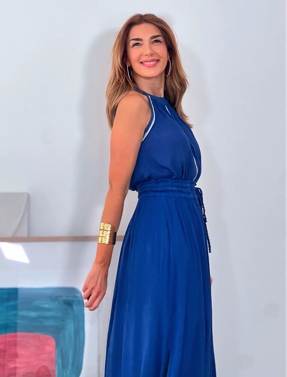 TOP MUY BONITO AZUL